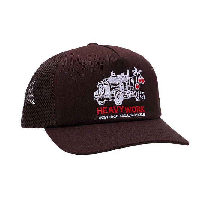 Obey Heavywork Trucker Cap Brown