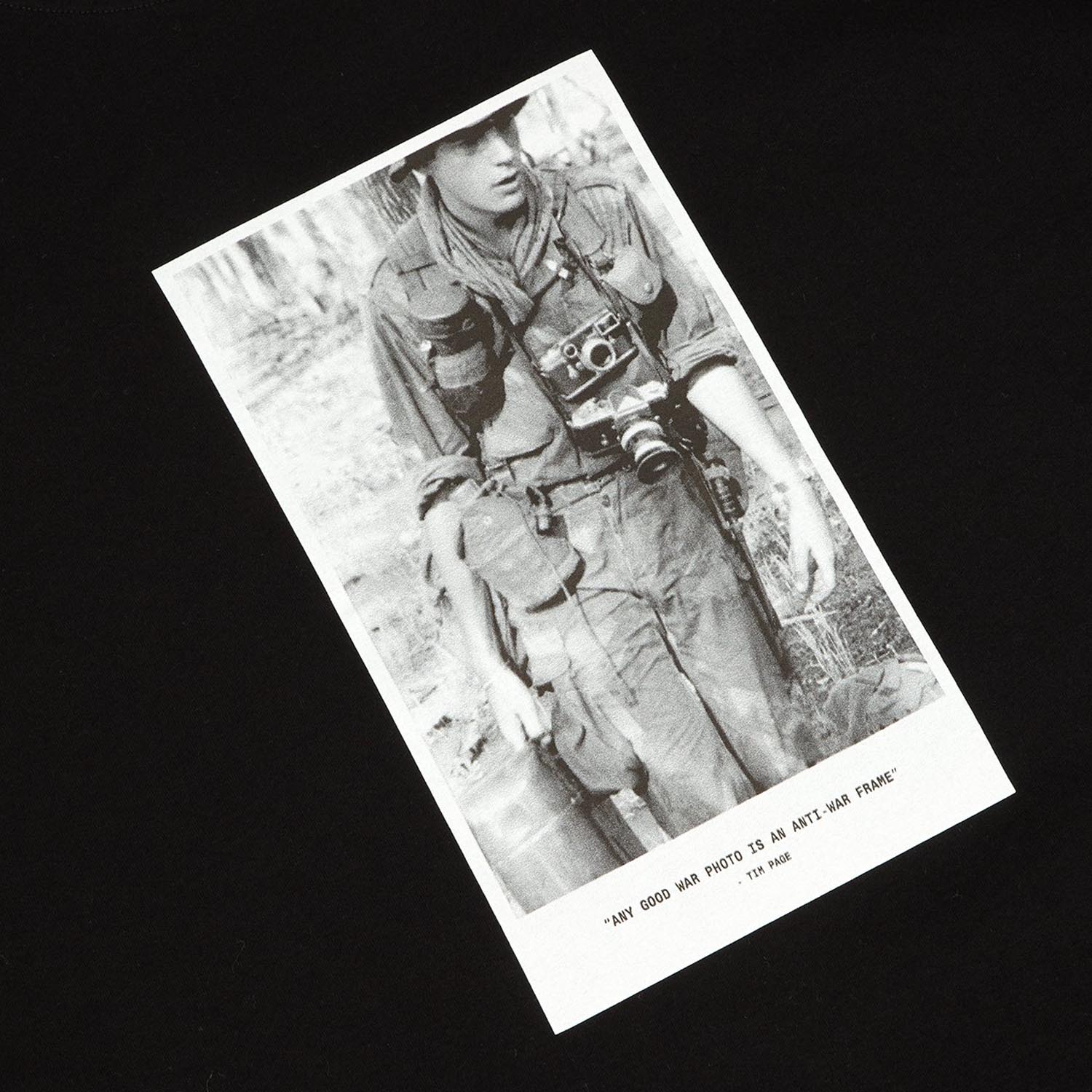Maharishi Tim Page Arvin T-Shirt Organic Jersey 190 Black