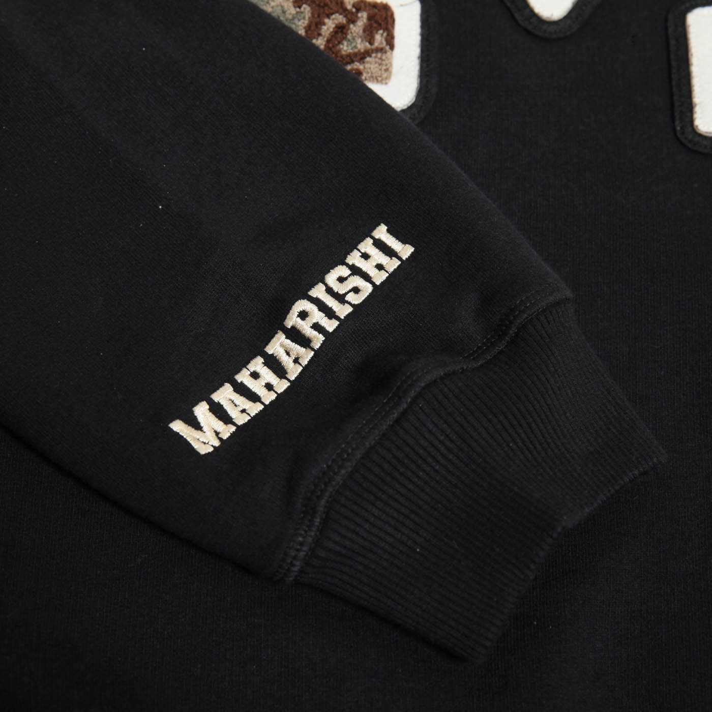 Maharishi MA23 Embroidered Crew Black