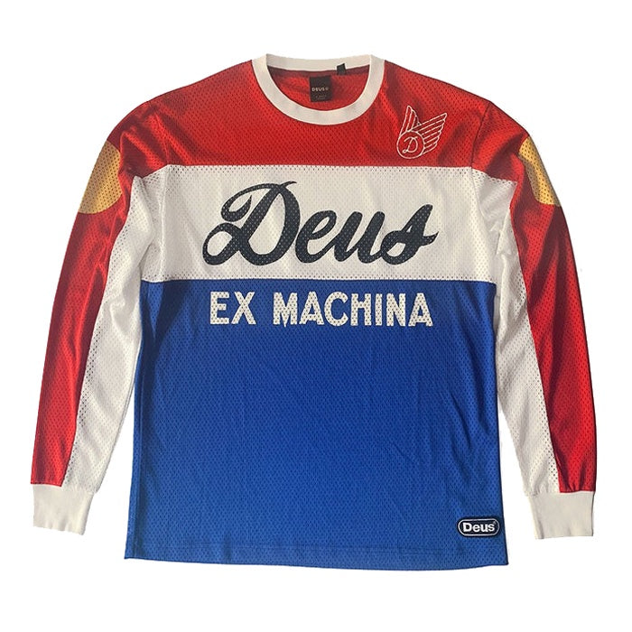 Deus Saber Moto Jersey Tri Colour