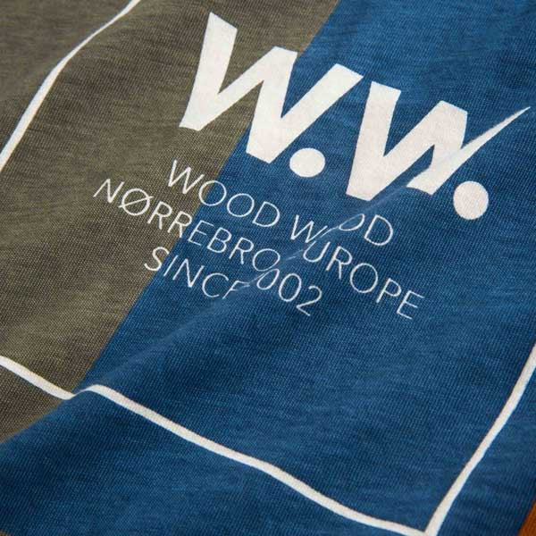 WOOD WOOD WW Quilt T-Shirt Off White8