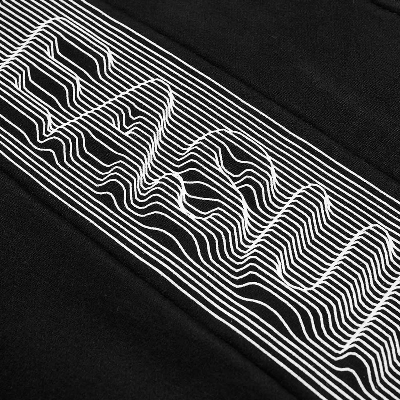 Pleasures Decline Quarter Zip Black
