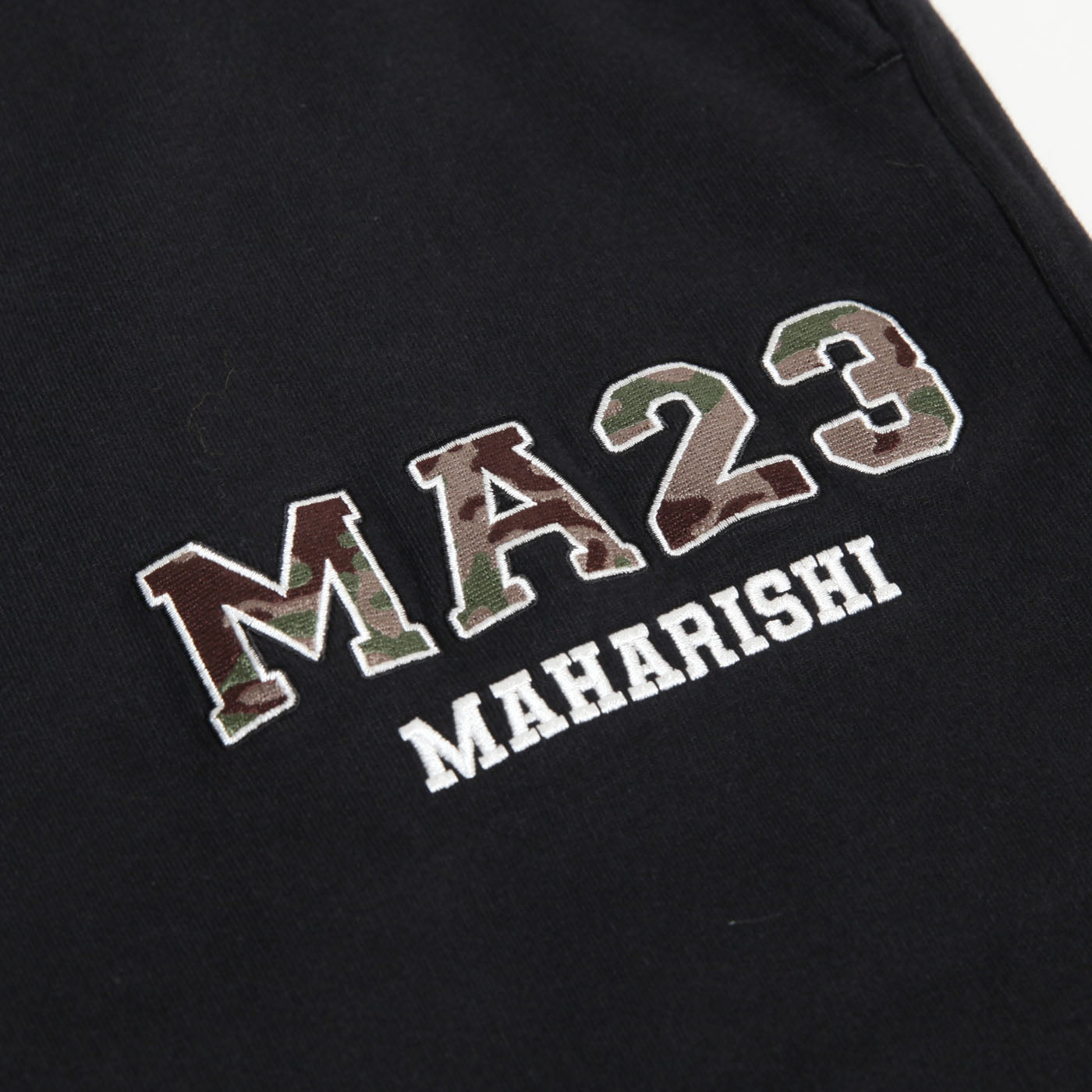 Maharishi MA23 Embroidered Sweatpants Black