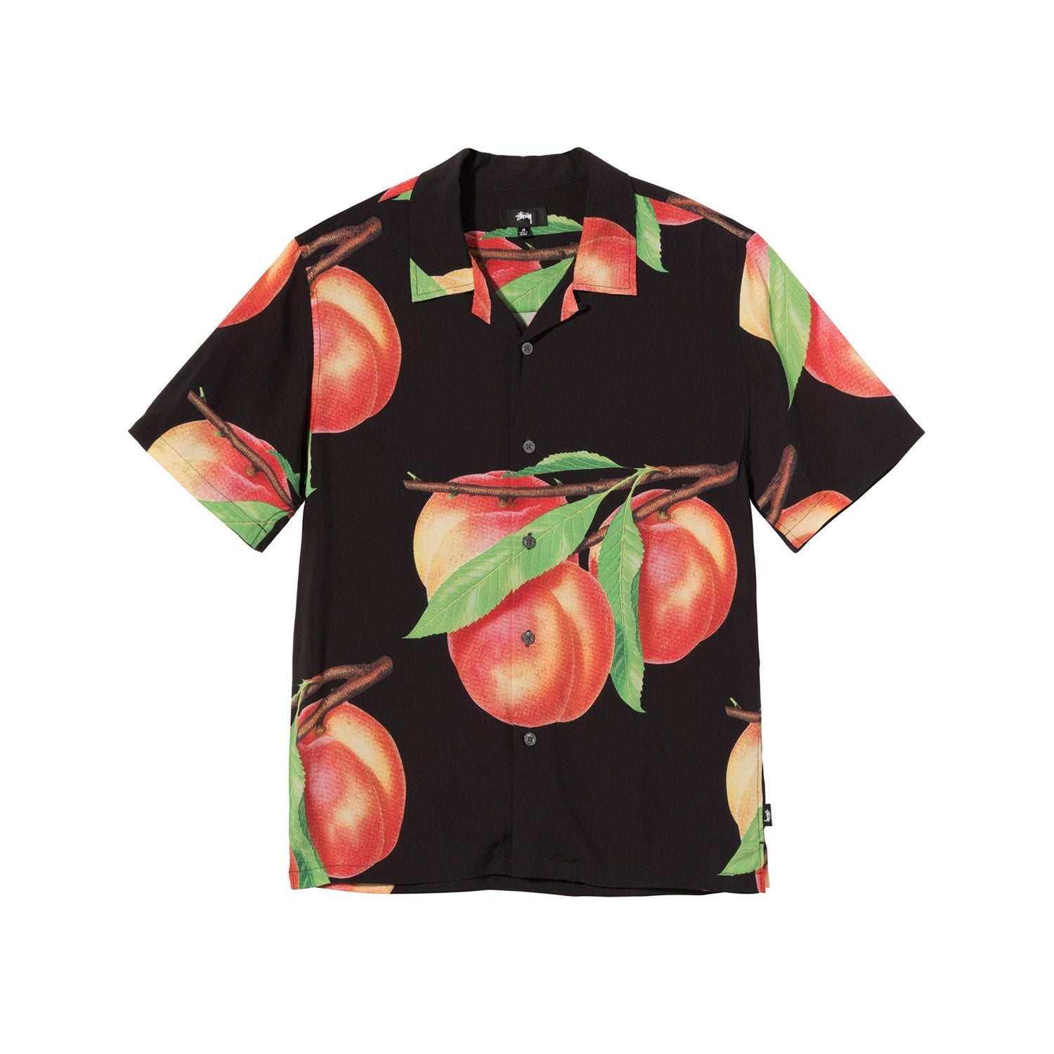 Stussy Peach Pattern Shirt Black