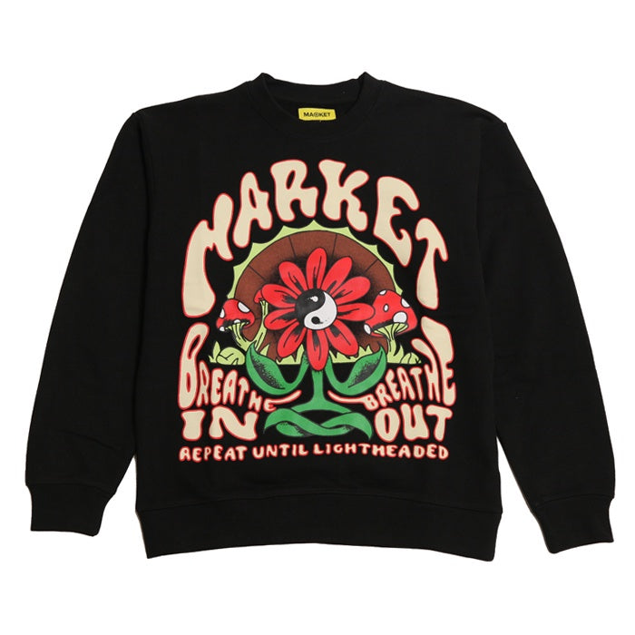 Market Breathwork Crewneck Sweatshirt Black