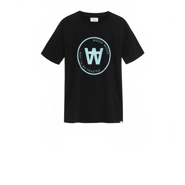 WOOD WOOD AA Seal T-Shirt Black