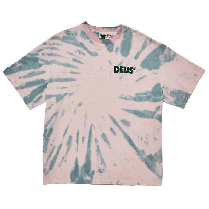 Deus Flat Footed Tie Dye Tee Pale Lilac