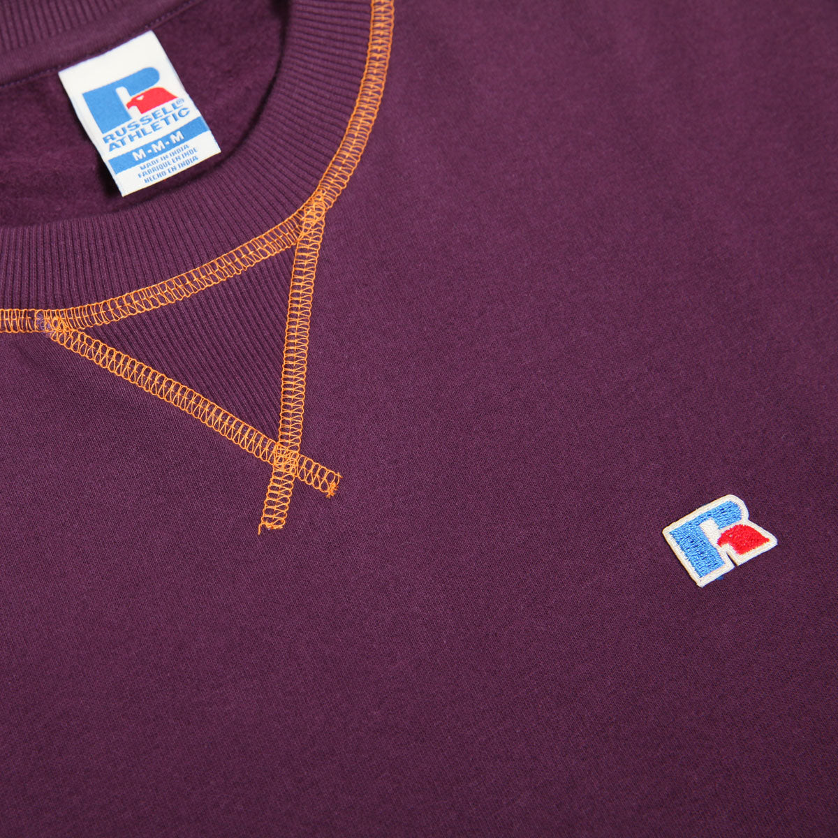 Russell Athletic Collum Crewneck Sweatshirt Deep Purple