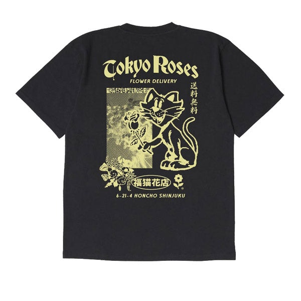 Edwin Tokyo Roses T shirt Black