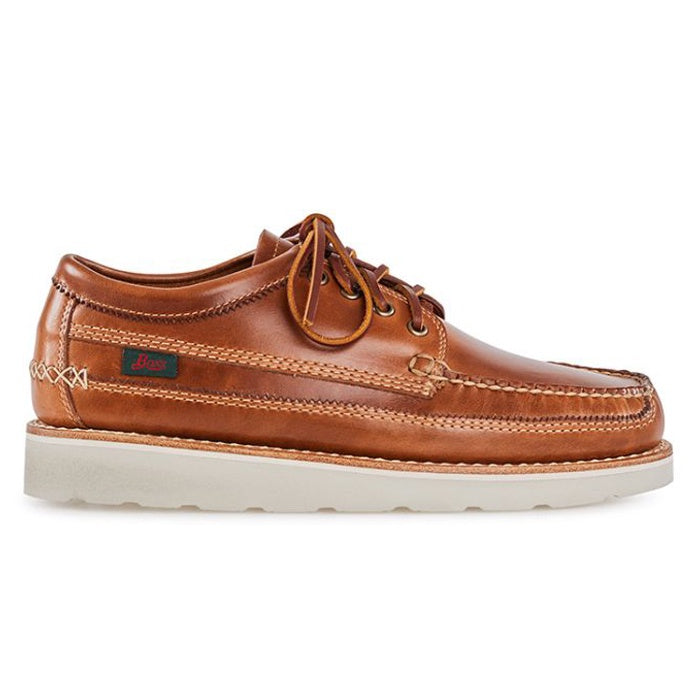 G.H.Bass & Co Camp Moc III Lyndon 4-Eye Pull Up Tan Leather