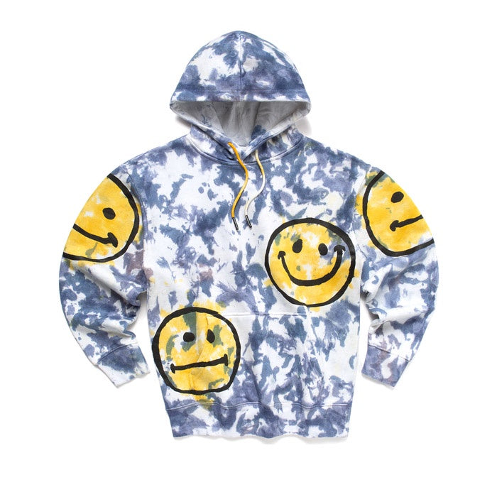 Market Smiley Sun Dye Hoodie Tie Dye