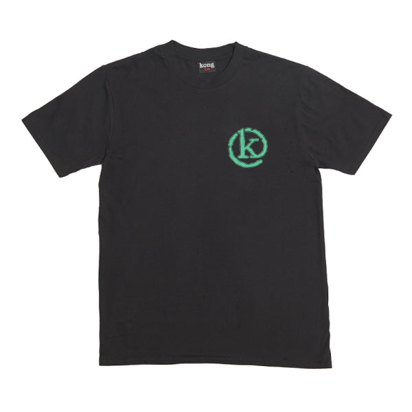 Kong K "Lux" Logo T Shirt Black