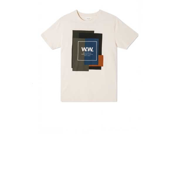 WOOD WOOD WW Quilt T-Shirt Off White8