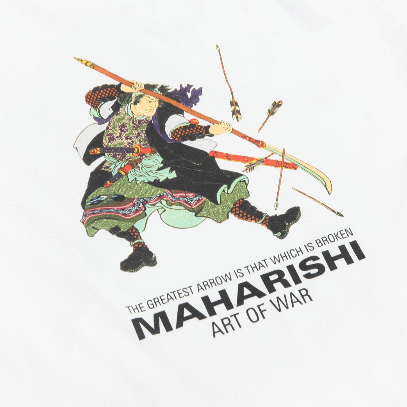 Maharishi Samurai Broken Arrows T Shirt White