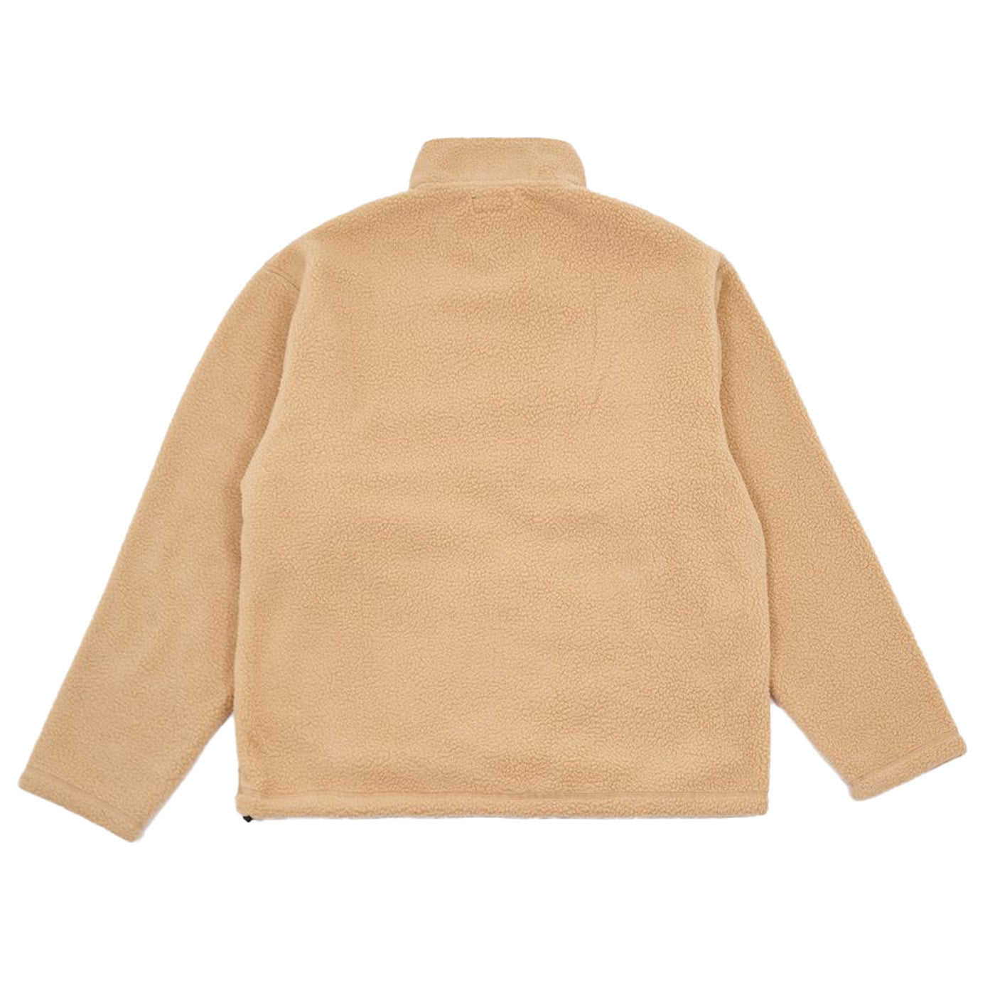 Stussy Half Zip Mock Neck Beige