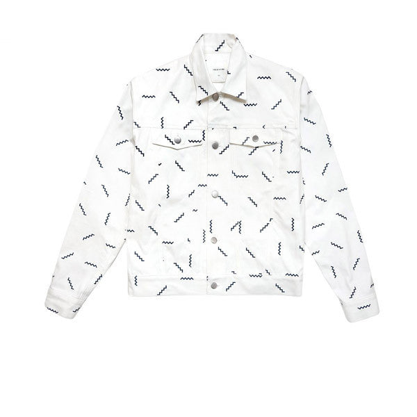 WOOD WOOD Spencer Jacket White Stairs