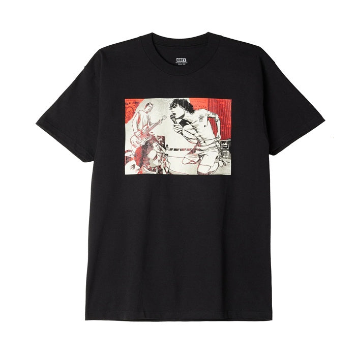 Obey Henry And Chuck T Shirt Black