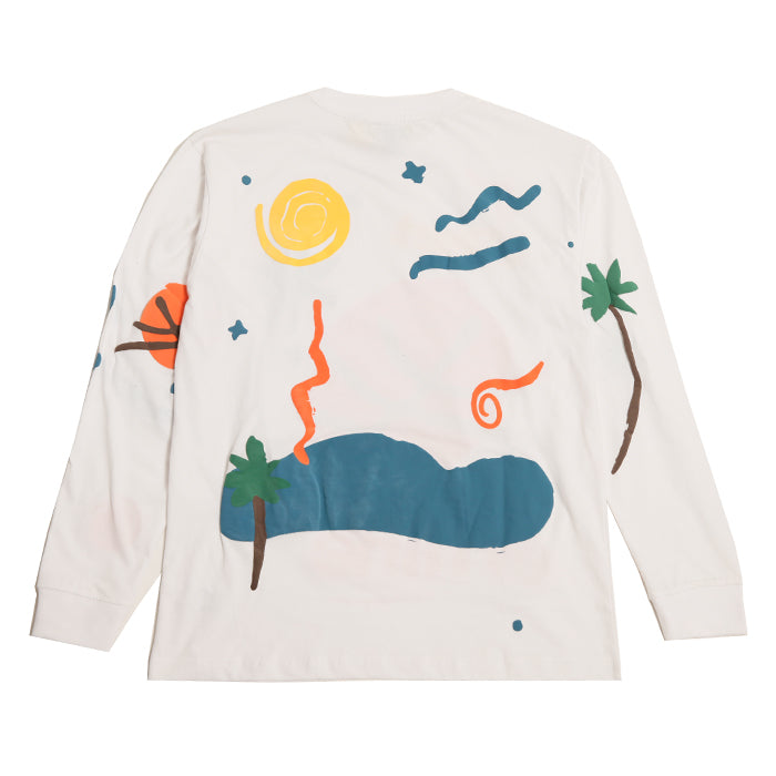 Market Meet Me Offline Longsleeve Tshirt White