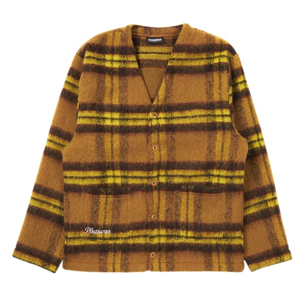 Pleasures Fortune Cardigan Yellow