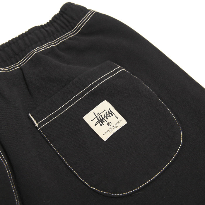 Stussy Contrast Stitch Label Pant Black