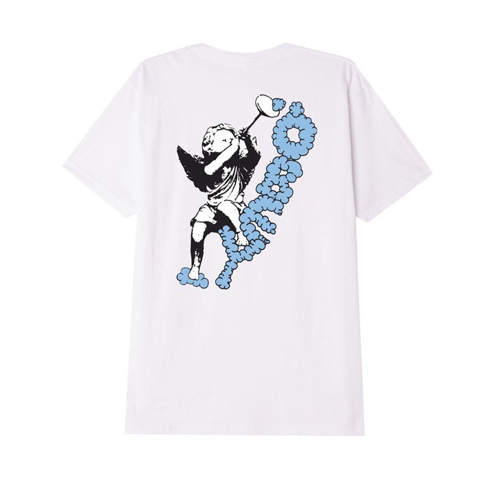 Obey Trumpet Angel Tee White