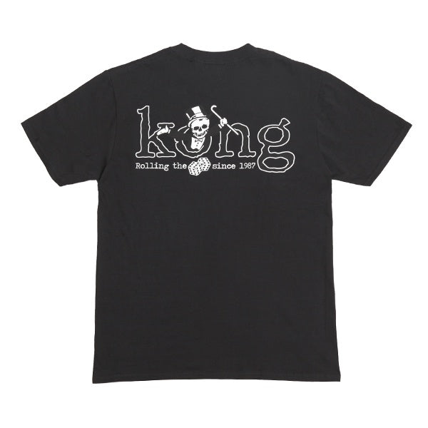 Kong Rolling The Dice T Shirt Black