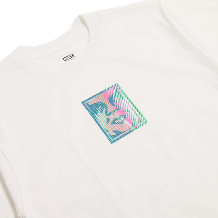 Obey Psyche Wave Icon Tee White