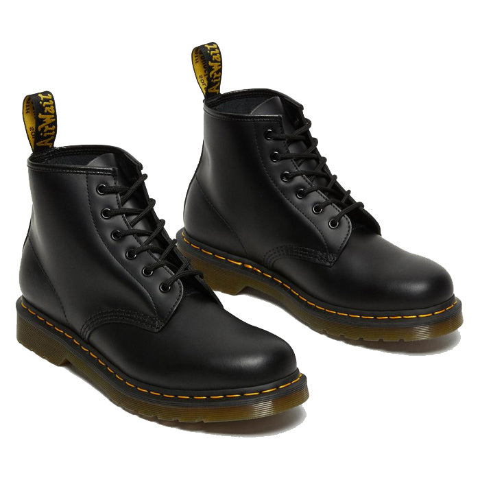 Dr. Martens 101 Smooth Leather Lace Up Boots Black