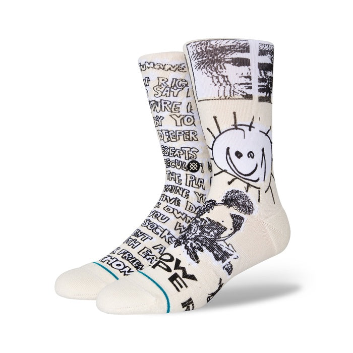 Stance Dear Humans Sock Offwhite