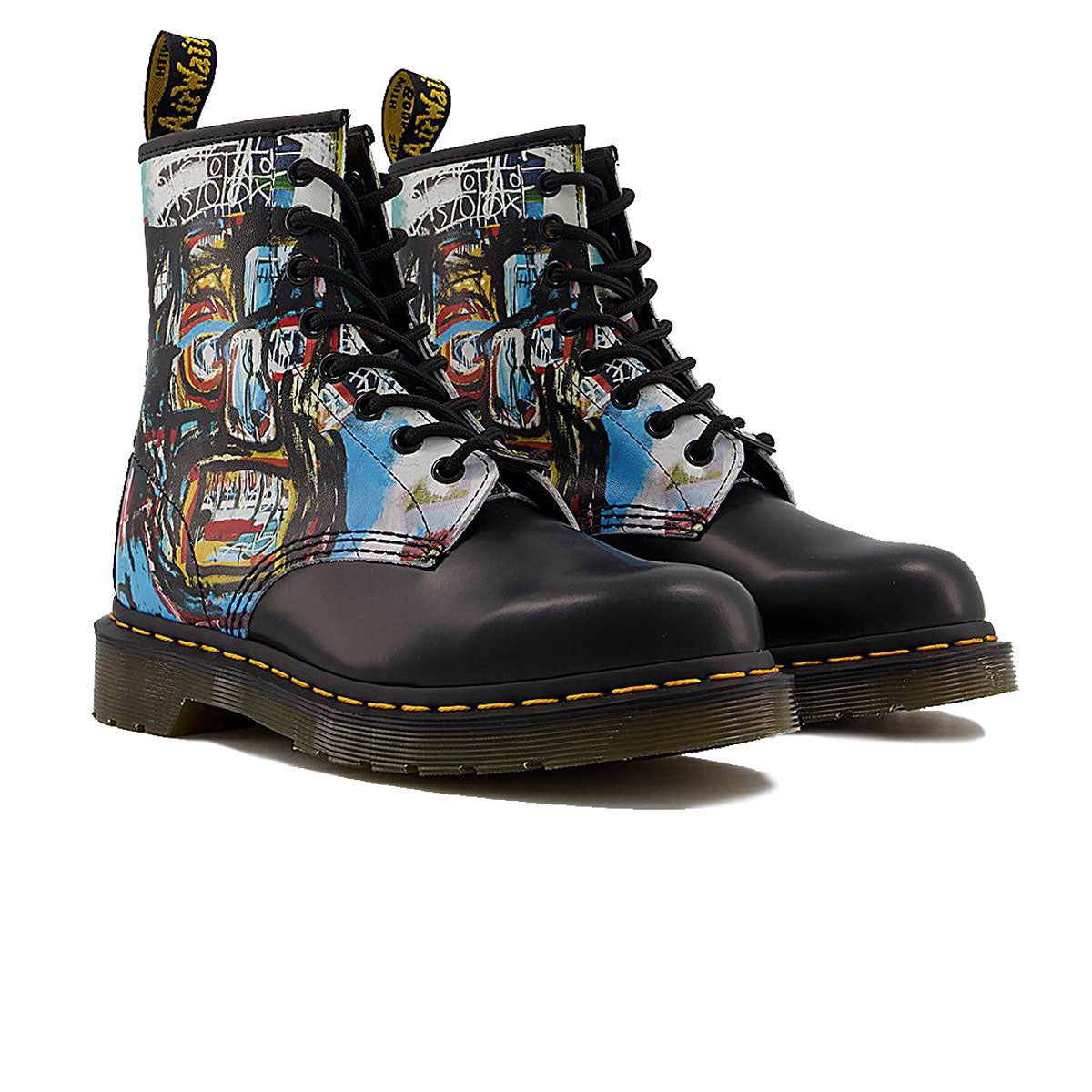 Dr. Martens x Basquiat II 1460 Untitled Basquiat Backhand Smooth Ankle Boots Multi