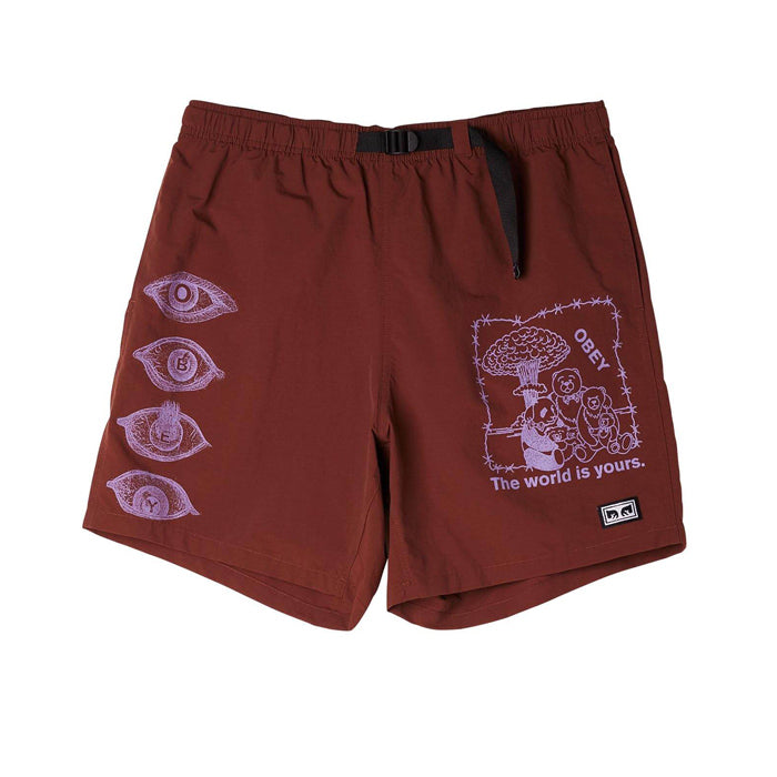 Obey Easy No Time Short Sepia