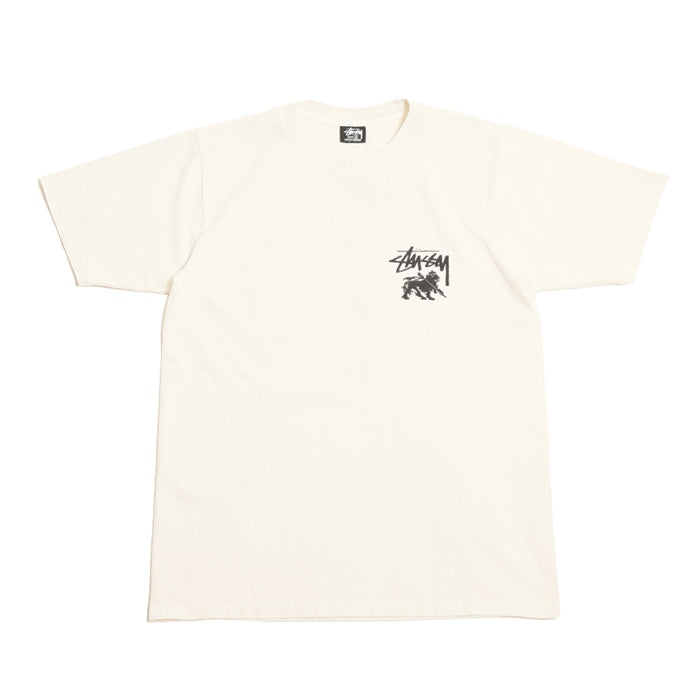 Stussy Rasta Dot Pigment Dyed Tee Natural