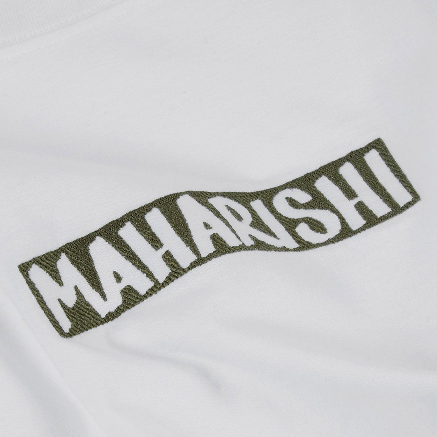 Maharishi OX Insignia L/S T-Shirt Organic Jersey 190 White