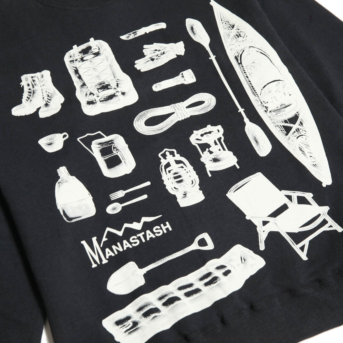 Manastash Camper's Sweatshirt Black