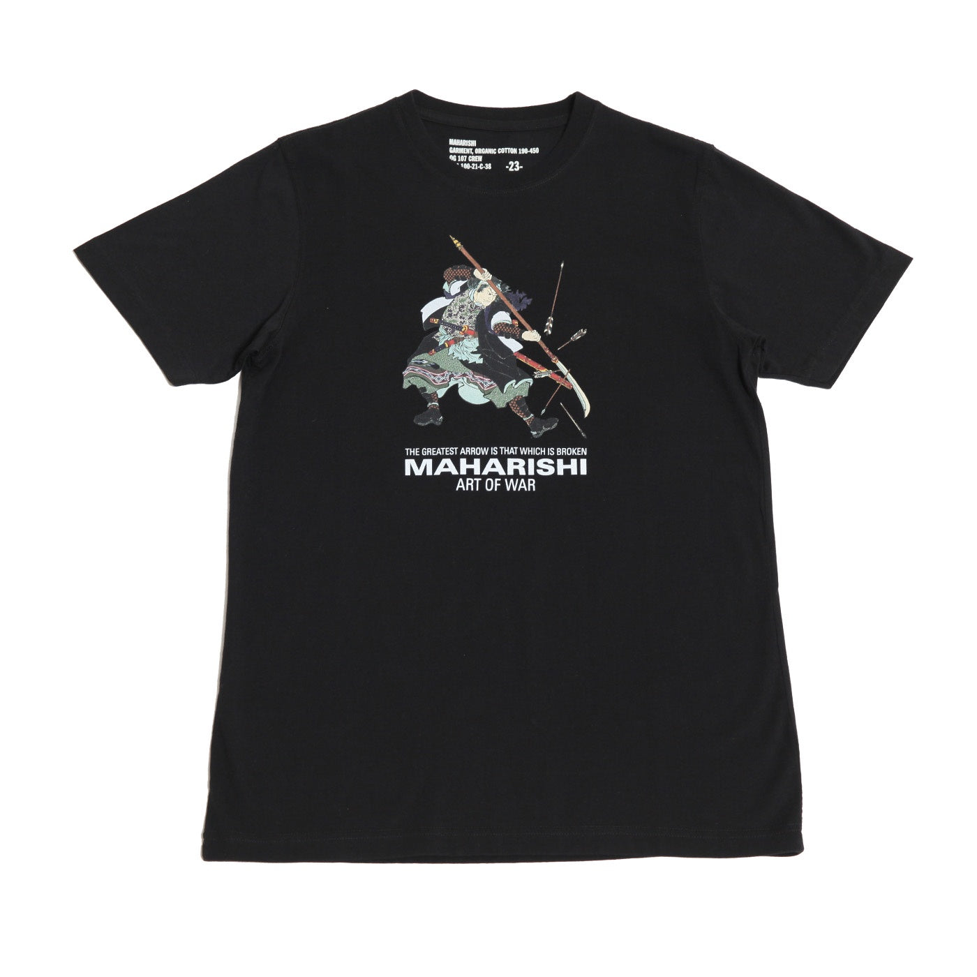 Maharishi Samurai Broken Arrows T Shirt Black