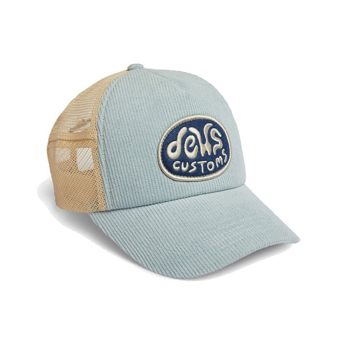 Deus Roger Cord Trucker Smoke Blue