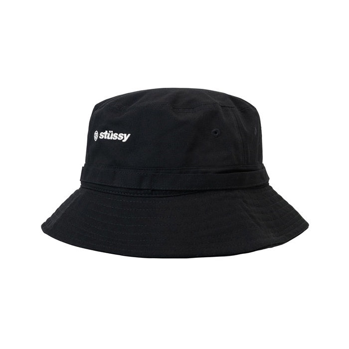 Stussy Twill Lock Up Boonie Black