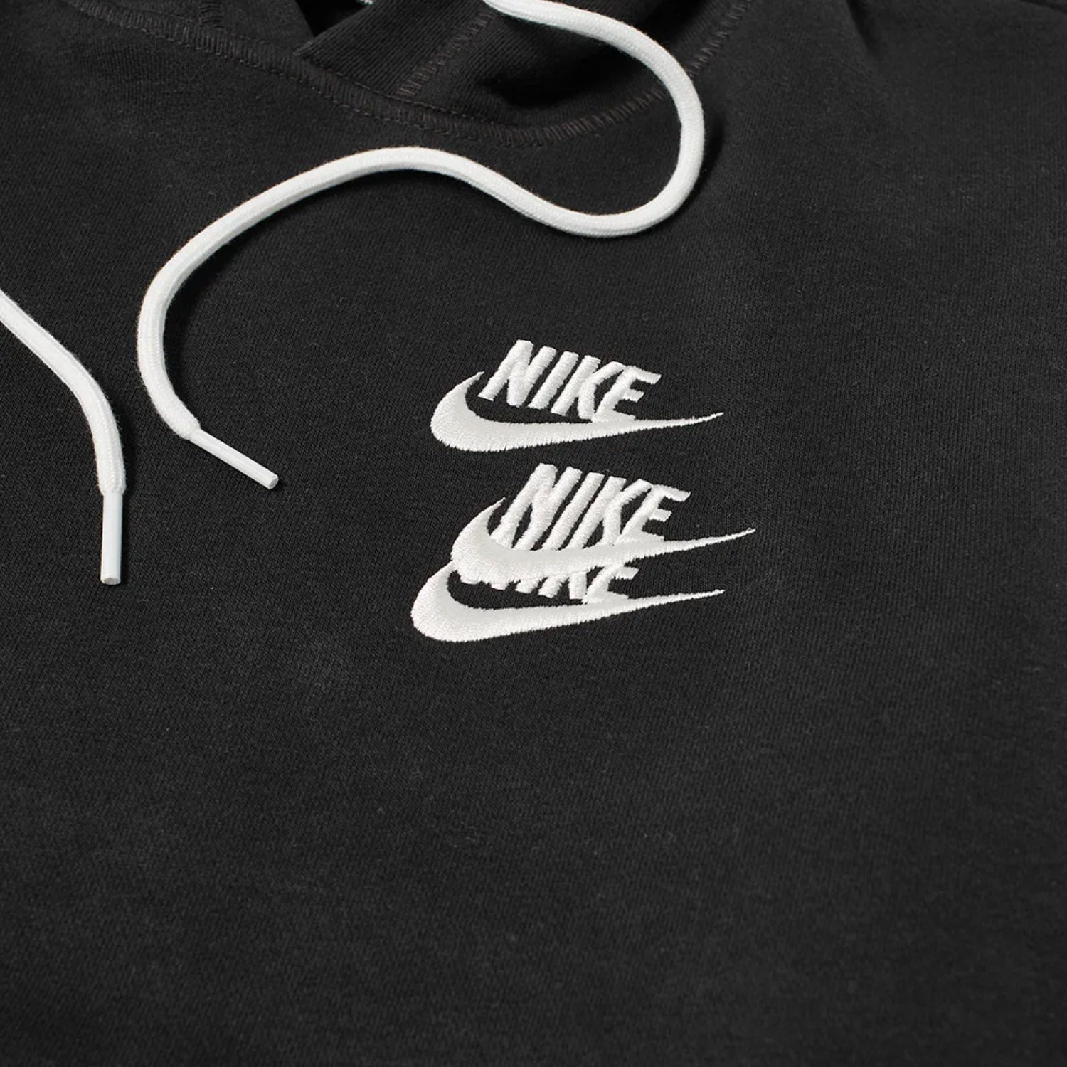 Nike Sportswear Pullover French Terry Hoodie World Tour Black