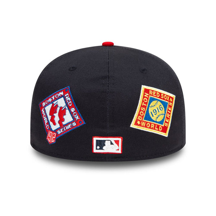 New Era Boston Red Socks Cooperstown Patch Navy 59Fifty Cap