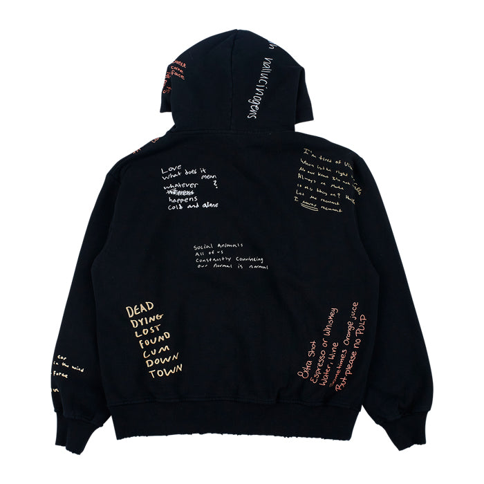 Pleasures Remote Hoodie Black
