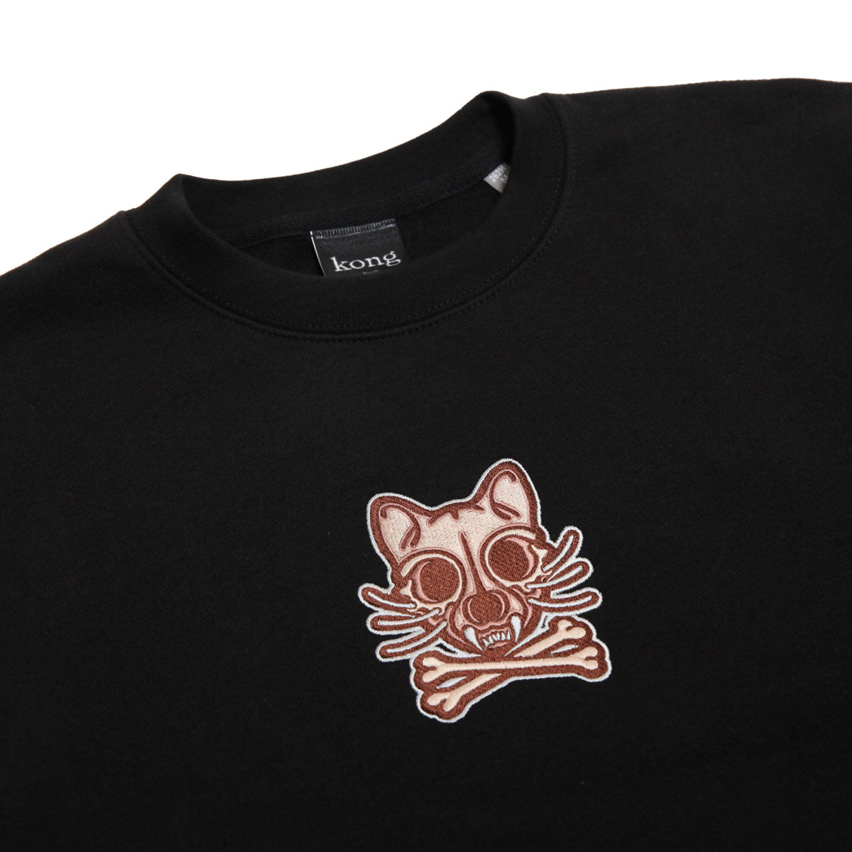 Kong x Insane Cat & Bones Sweatshirt Black