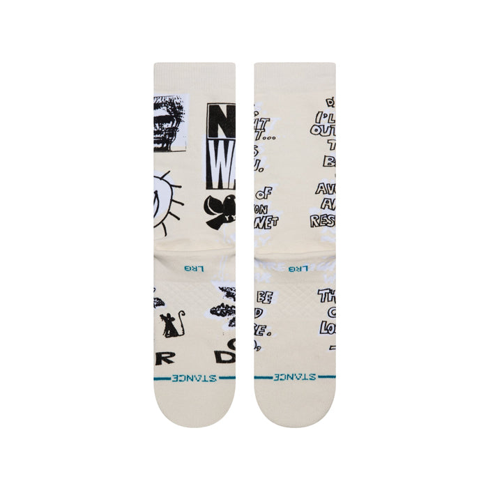 Stance Dear Humans Sock Offwhite