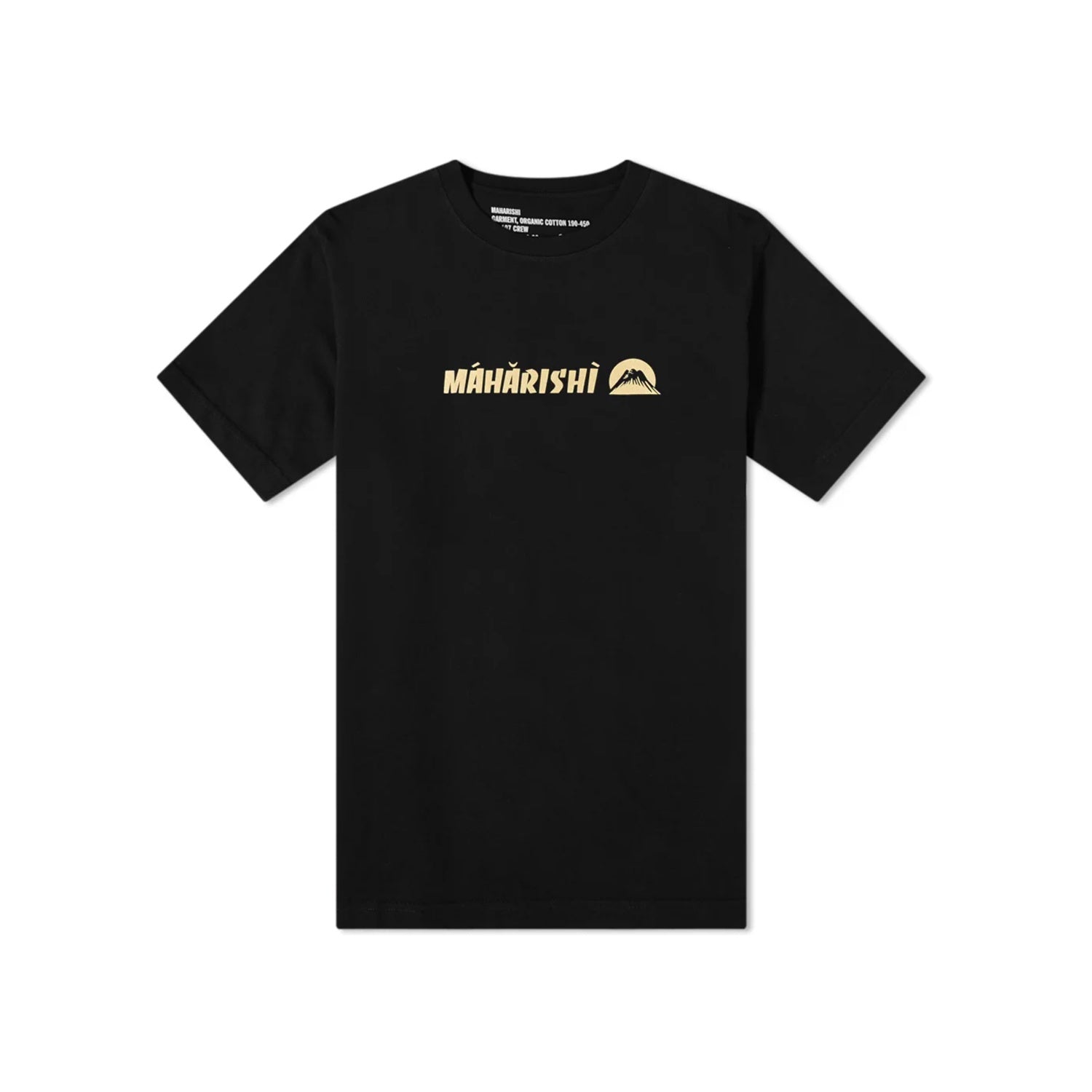 Maharishi Maha Gold Tailor T-Shirt Organic Jersey 190 Black