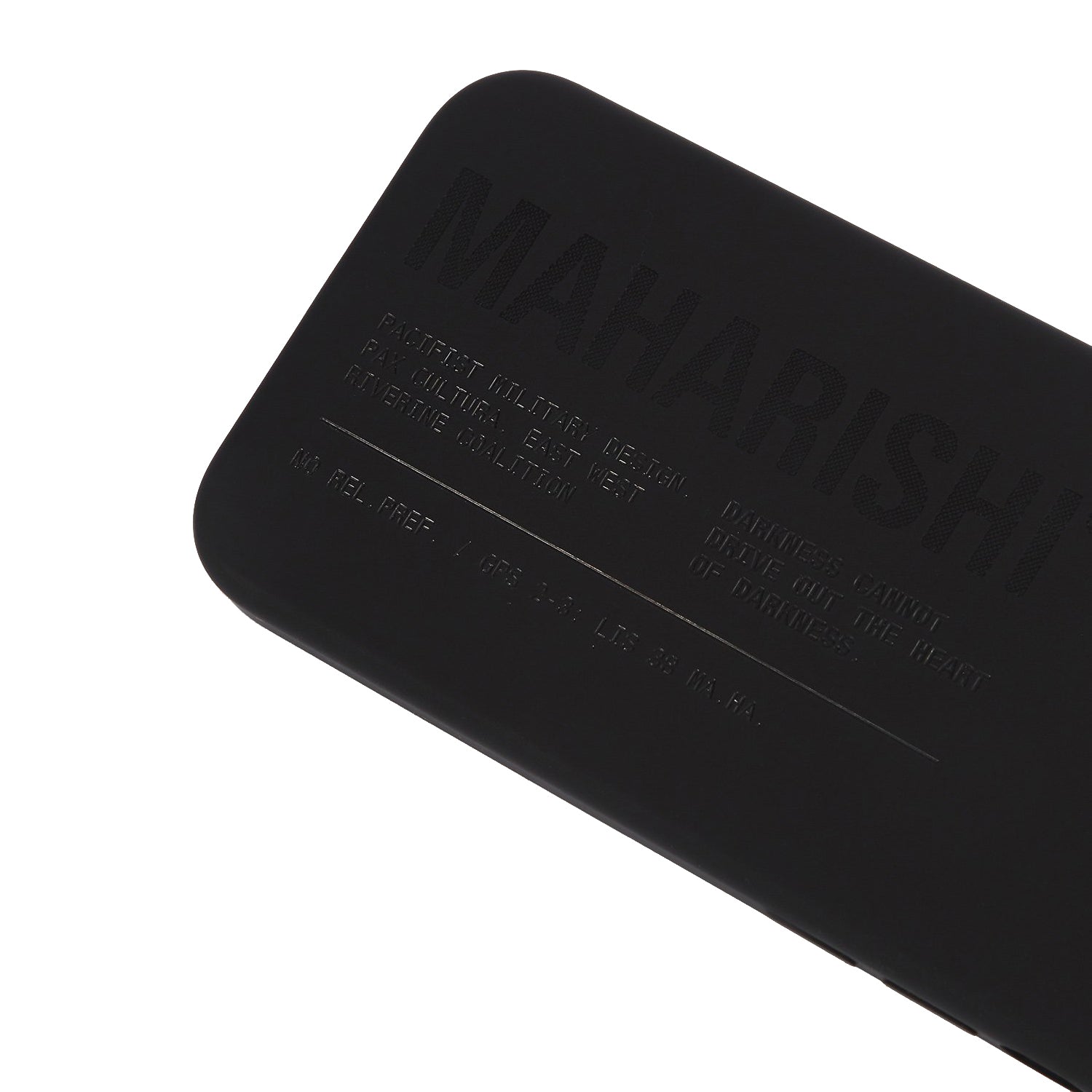 Maharishi Silicone IPhone Mini Case Miltype Black