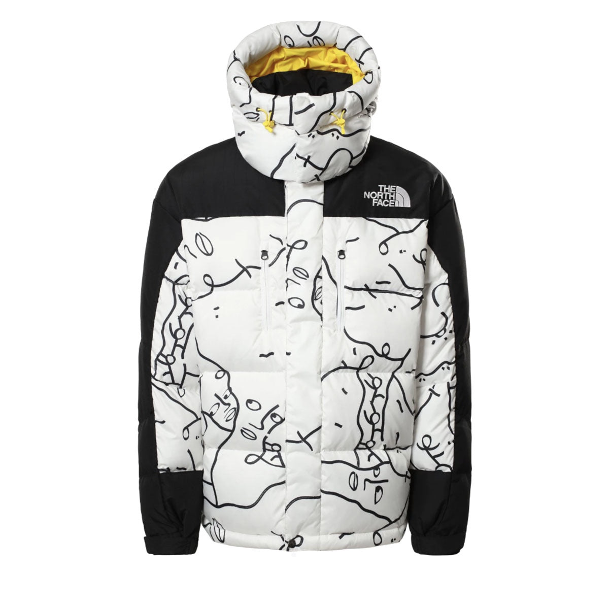 The North Face M Black Box Himalayan Parka TNF White Shan Mar Search and Rescue Print