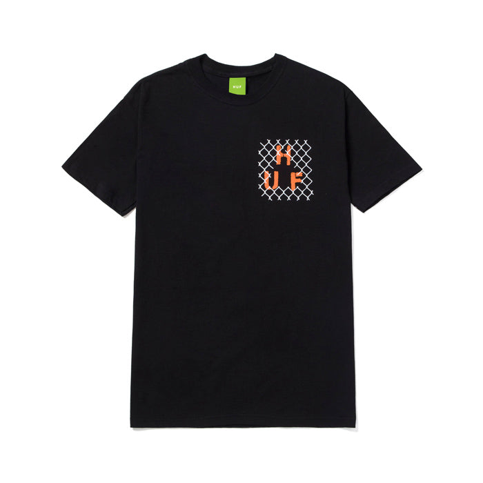 Huf Trespass Triangle T Shirt Black