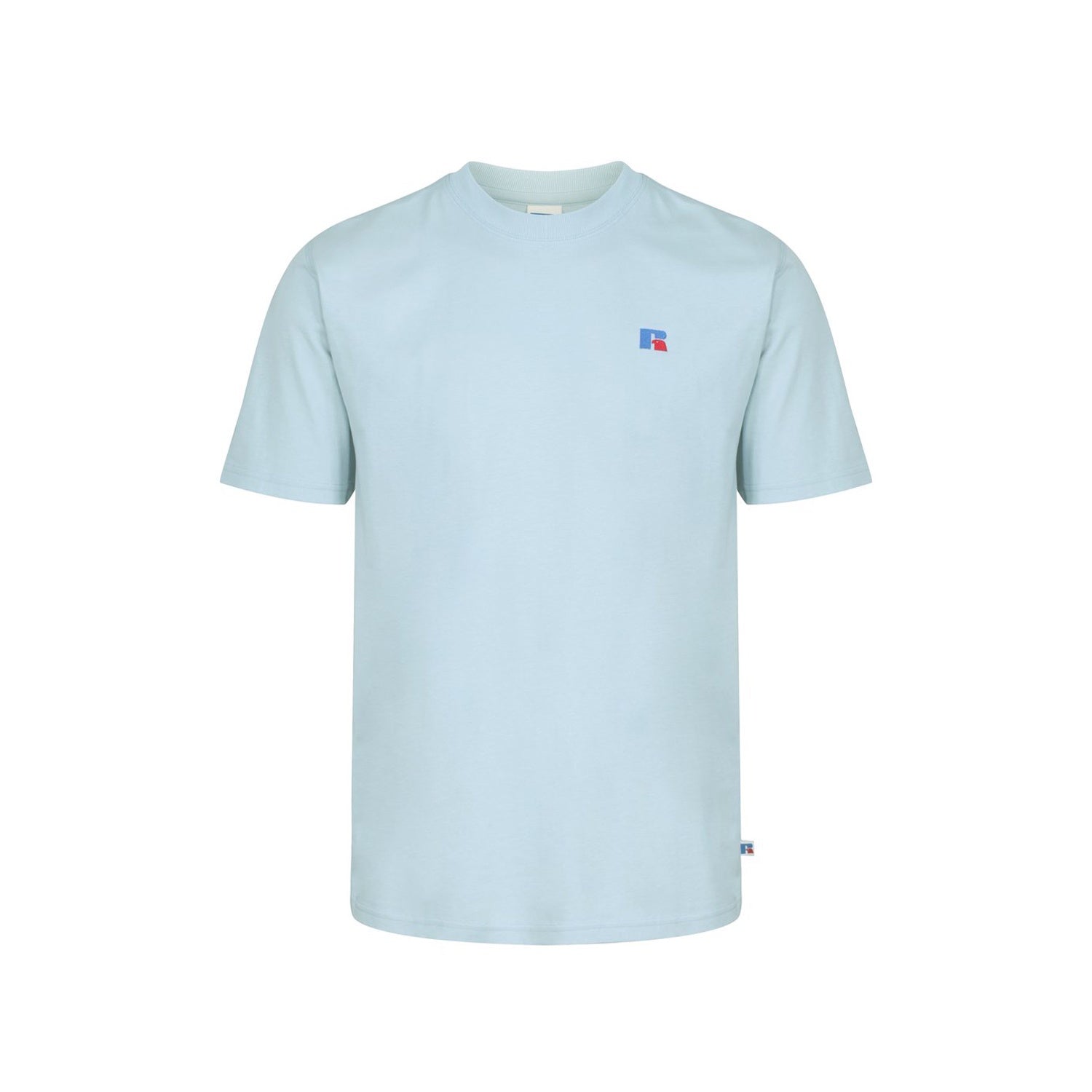 Russell Athletic Baseliners Logo S/S T-Shirt Blue Fog