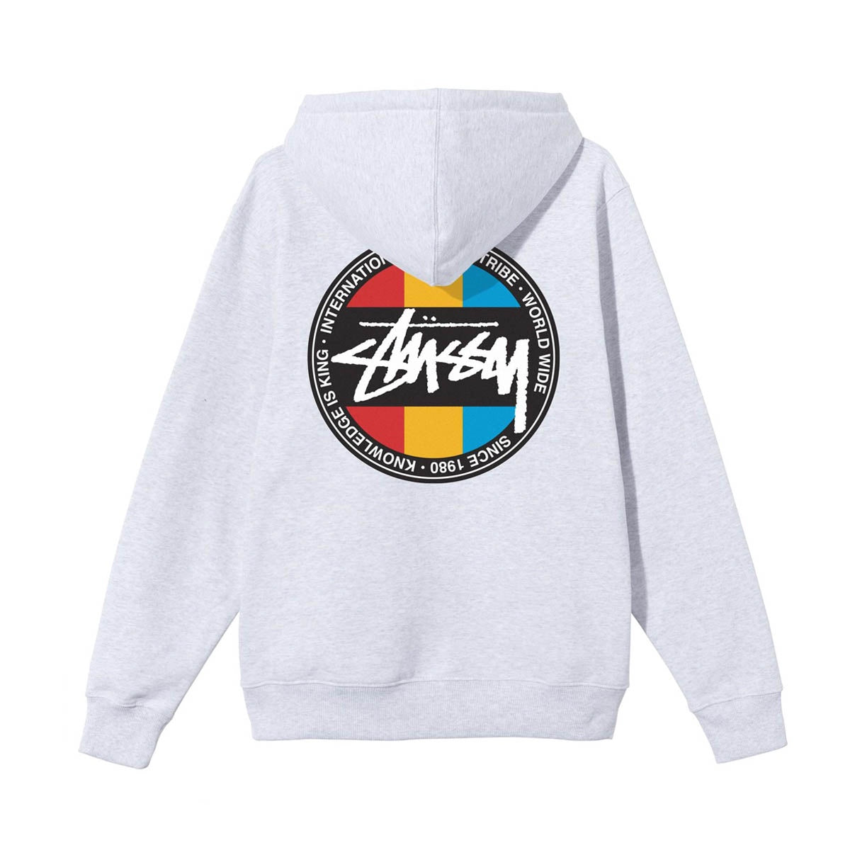 Stussy Classic Dot Hood Ash Heather