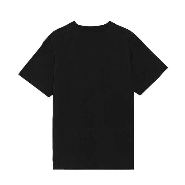 Soulland Flower Logo Knitted T shirt Black
