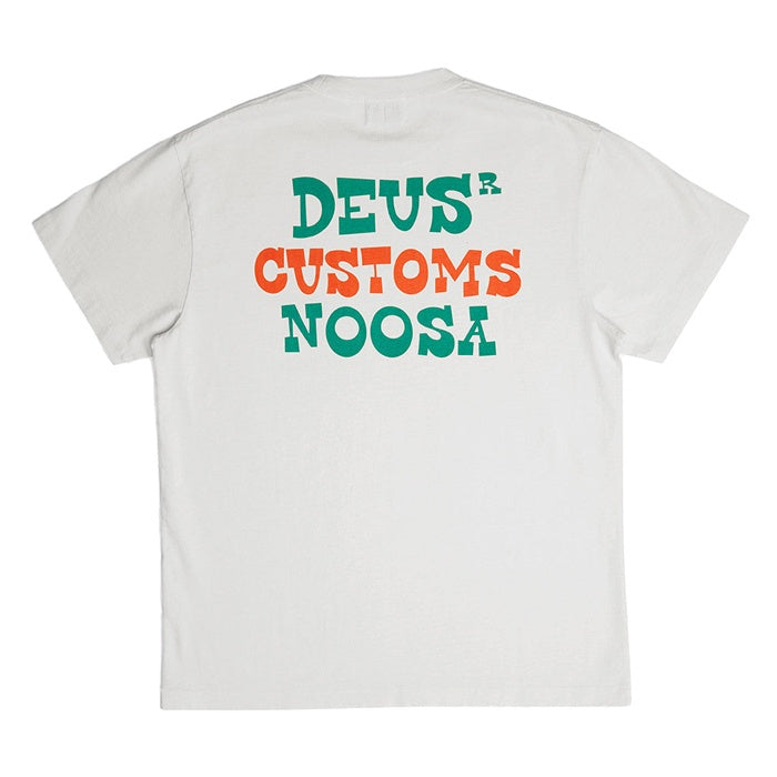 Deus Wiz Bang Tee White Chalk